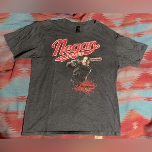 THE WALKING DEAD Negan T-shirt / Loot Crate / L Large / Jeffrey Dean Morgan